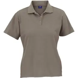 Ladies 175g Barron Pique Knit Golfer Dove Grey